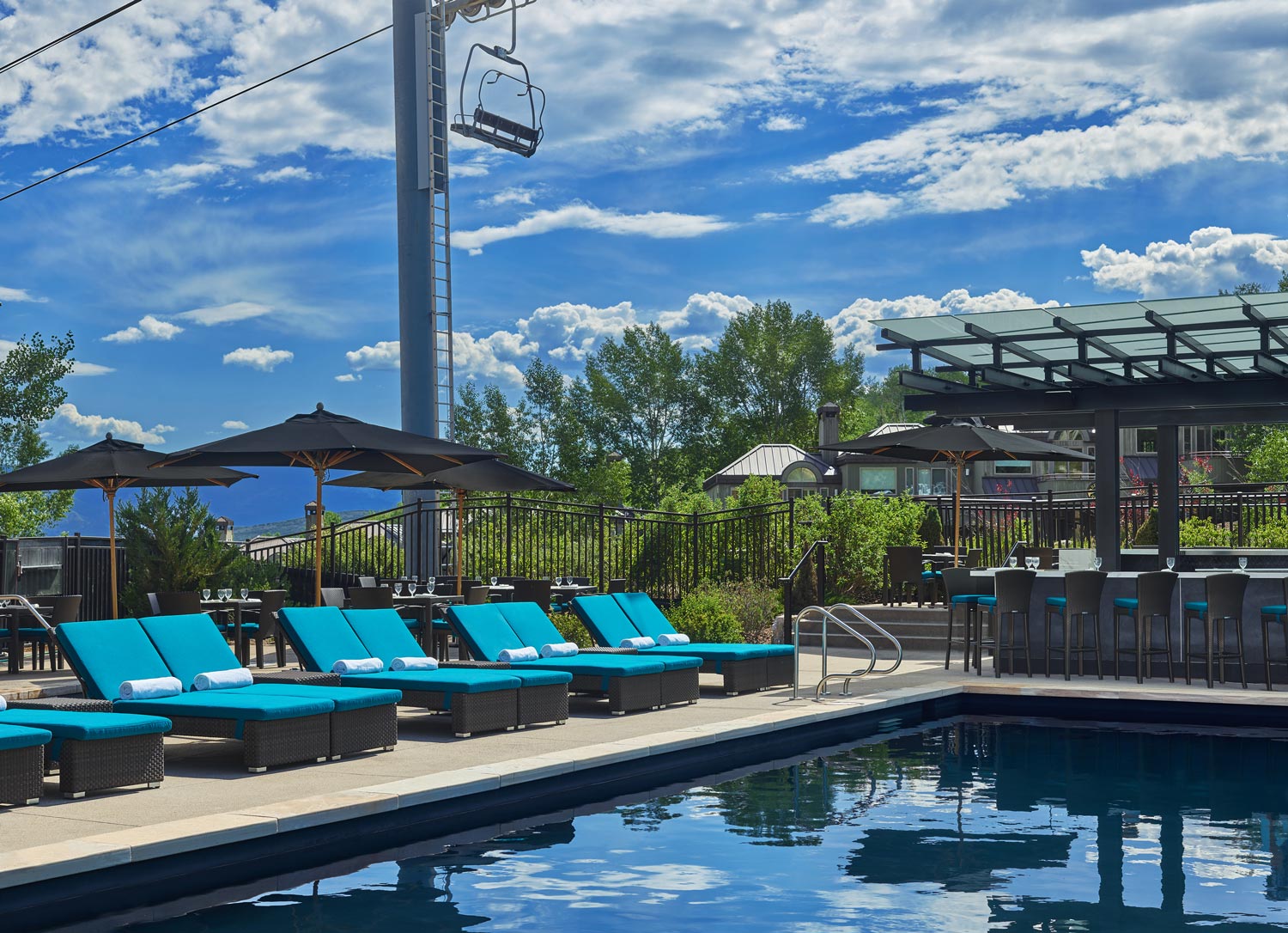 Viceroy pool in Snowmass Base Village
